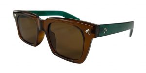 SAN MARCO MARRÓN Y VERDE - CRISTAL CARAMELO