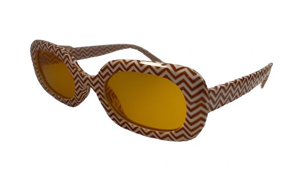 CERDEÑA ZIGZAG NARANJA - CRISTAL NARANJA