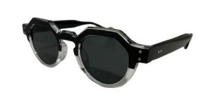 TRENTO NEGRO Y TRANSPARENTE - CRISTAL OSCURO