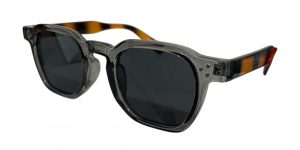 MÓDENA GRIS Y CAREY - CRISTAL OSCURO